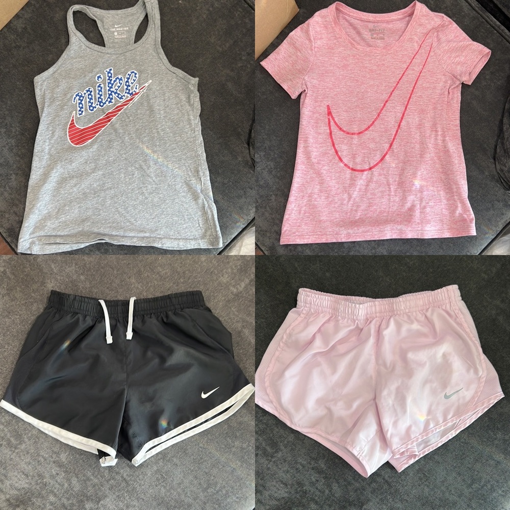 4 Piece Nike lot girls size S/M